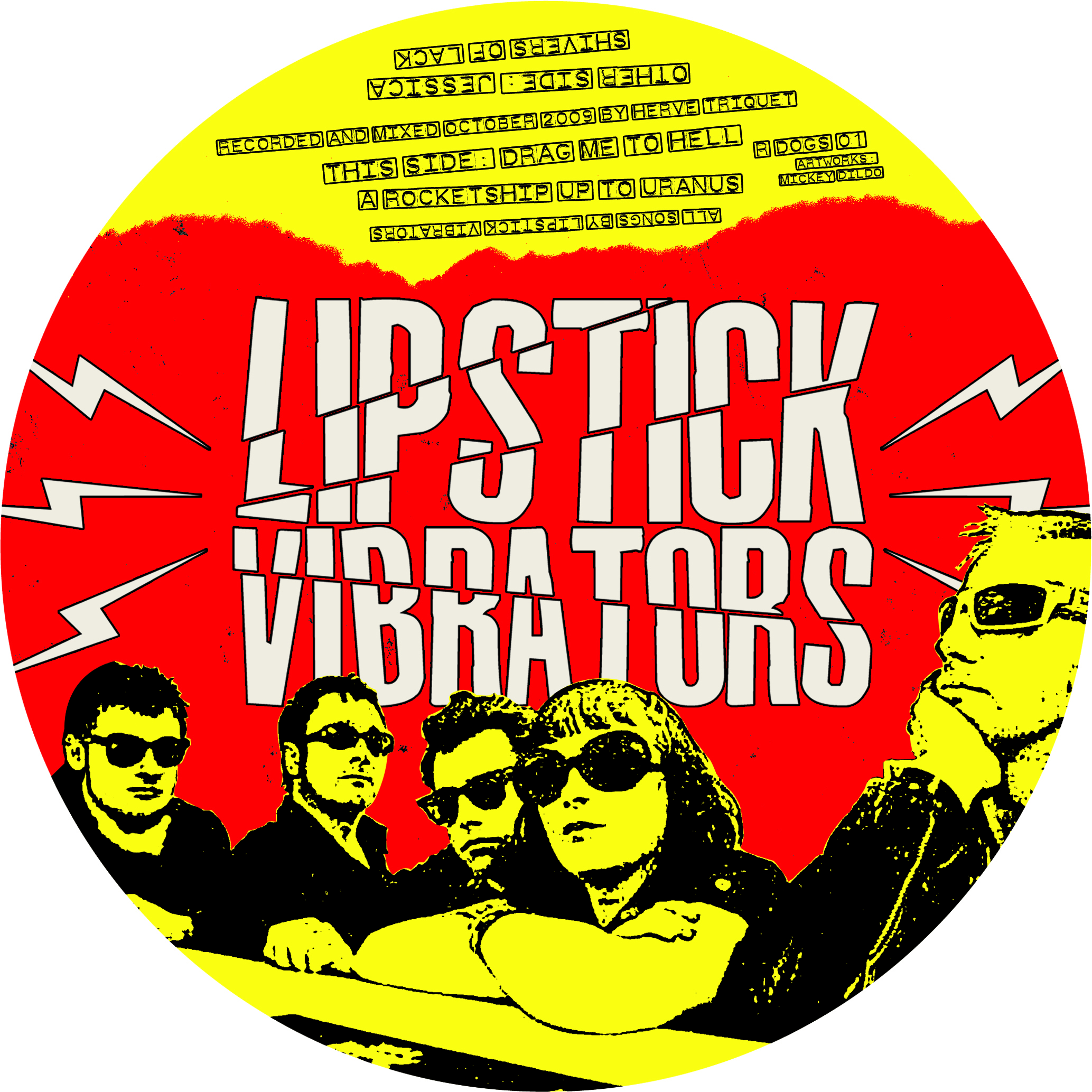 LIPSTICK VIBRATORS 7" Picture Disc LIPSTICK VIBRATORS 7" Picture Disc